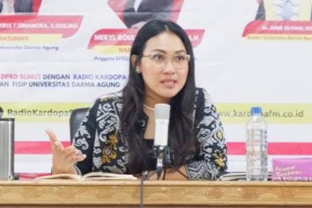 Anggota DPRD Provinsi Sumatera Utara Fraksi PDI-Perjuangan, Meryl Rouli Saragih