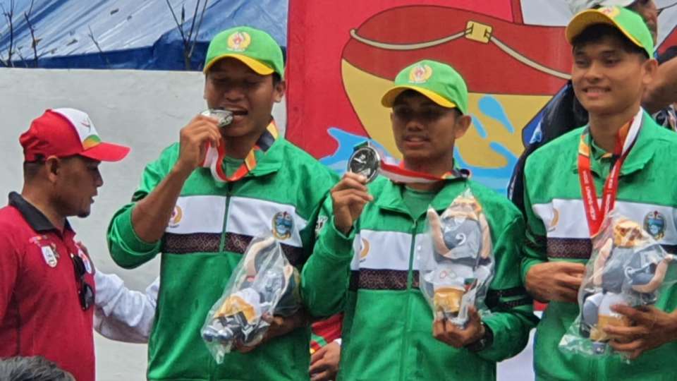 Cabor Arung Jeram Sumut diperkuat atlet Kota Medan, sukses dulang medali emas di PON.