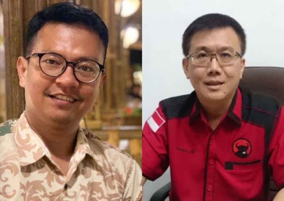 Direktur Eksekutif Sumut Foundation Andi Sirait dan Hasyim SE
