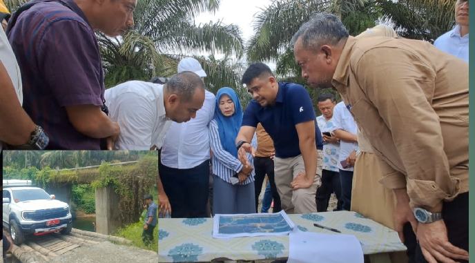 Gubernur Sumatera Utara (Sumut) Bobby Nasution melakukan peninjauan terhadap tujuh pembangunan jembatan bagian dari proyek Multiyers Rp2,7 Triliun di Kabupaten Langkat yang gagal dilaksanakan oleh Pemerintah Provinsi (Pemprov) Sumut pada tahun 2023 lalu.