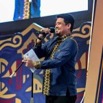 Gubernur Sumatera Utara (Sumut) Bobby Nasution di Pembukaan Rakernas APEKSI XVIII yang diselenggarakan di Grand City Hall, Kota Medan, Rabu (1/7/2026) malam.