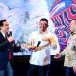 Gubernur Sumatera Utara (Sumut) Muhammad Bobby Afif Nasution menghadiri Rapat Kerja Nasional (Rakernas) Punguan Simbolon dohot Boruna Indonesia (PSBI) di Hotel Aryaduta, Jakarta, Selasa (7/7/2026). Foto/Diskominfo Sumut 