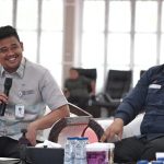 Bobby Afif Nasution menerima audiensi Kepala Perwakilan Satuan Kerja Khusus Pelaksana Kegiatan Usaha Hulu Minyak dan Gas Bumi (SKK Migas) di Aula Tengku Rizal Nurdin Jalan Sudirman Medan. (Kominfo Sumut Dok)