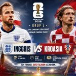 Head to head Inggris versus Kroasia di Grup K Piala Dunia 2026. (Ist)