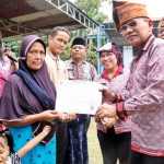 Bupati Simalungun Anton Achmad Saragih saat berada di Nagori Pematang Gajing, Kecamatan Gunung Malela, Kamis (25/6/2026). Foto: dokumen Dinas Kominfo Simalungun