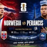 Perancis akan berhadapan dengan Norwegia di Grup I Piala Dunia 2026. (Kitamedan.com)