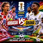 Kroasia alami laga berat di Grup I lawan Ghana Piala Dunia 2026. (Kitamedan.com)