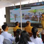 Gubernur Sumut Bobby Nasution saat membuka kegiatan Masa Pengenalan Lingkungan Sekolah (MPLS) SMA/SMK/SLB serentak se-Sumut di SMA Negeri 1 Binjai, Senin (13/7/2026). Foto/medandaily.com