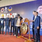 Gubernur Sumatera Utara (Sumut) Bobby Afif Nasution membuka Rapat Pimpinan Wilayah I Dewan Pimpinan Wilayah (DPW) Garda Pemuda Nasional Demokrat (GP Nasdem) Sumut, di Ballroom JW.Marriot Hotel Jalan Putri Hijau Nomor 10 Medan, Minggu (12/7/2026) malam. Foto/Medandaily.com