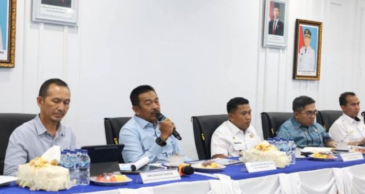 Bupati Madina menyampaikan pentingnya jalur udara dalam percepatan pembangunan di hadapan Anggota DPR RI. 