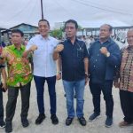 Pimpinan dan anggota Komisi D DPRD Sumatera Utara bersama-sama Gubsu Bobby Nasution meninjau pembangunan infrastruktur dan budidaya hasil laut di Nias Utara, Kamis (6/8/2026).