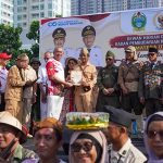Penjabat (Pj) Sekretaris Daerah Provinsi (Sekdaprov) Sumatera Utara (Sumut) Sulaiman Harahap menghadiri kegiatan Semarak Memperingati Hari Ulang Tahun ke-81 Kemerdekaan Republik Indonesia yang diselenggarakan Dewan Harian Daerah Badan Pembudayaan Kejuangan 45 Provinsi Sumut di Jalan Bukit Barisan, Medan, Minggu (2/8/2026). Foto/Diskominfo Sumut