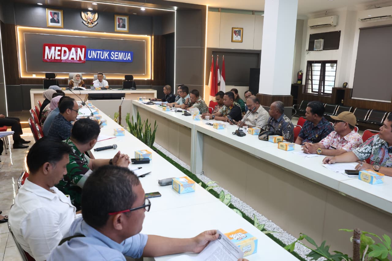 Bapenda Medan gelar rapat bahas capaian tunggakan pajak. (Ist)