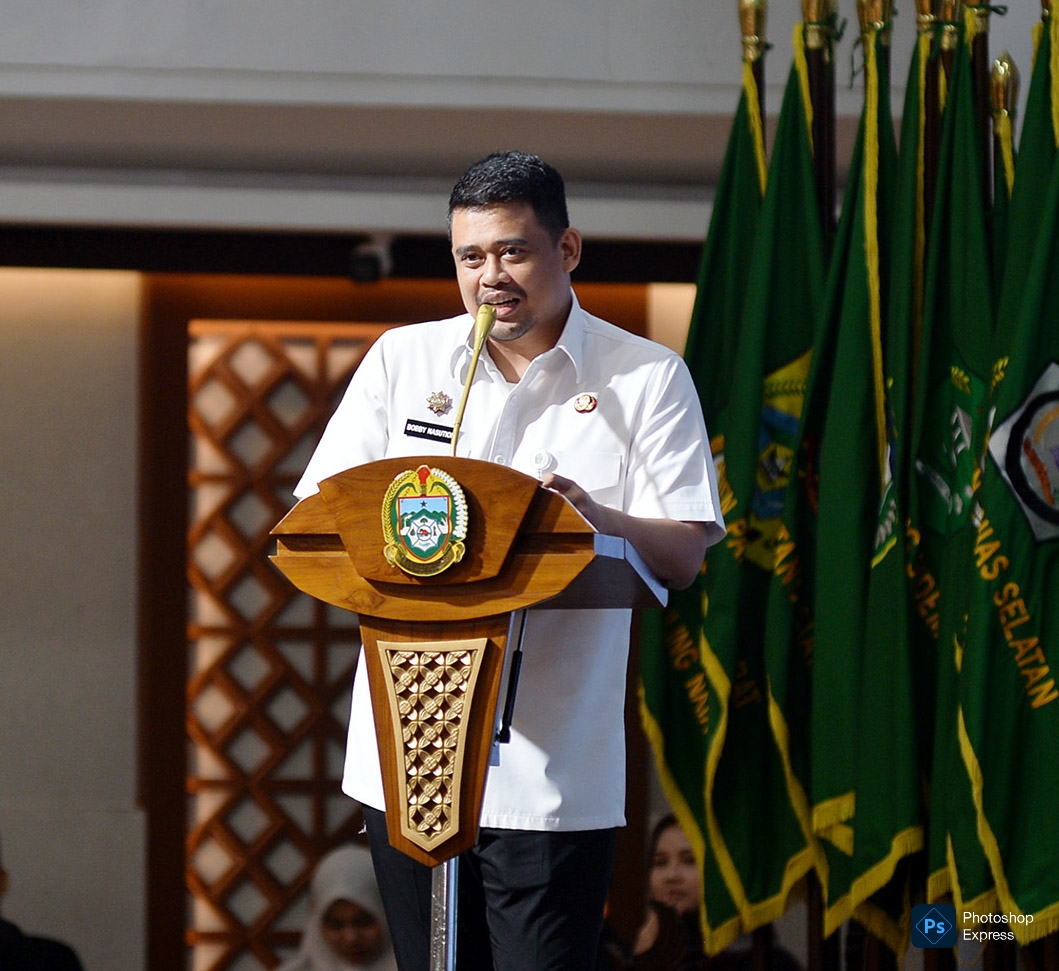 Gubernur Sumut Bobby Nasution. (Kominfo Sumut Dok)